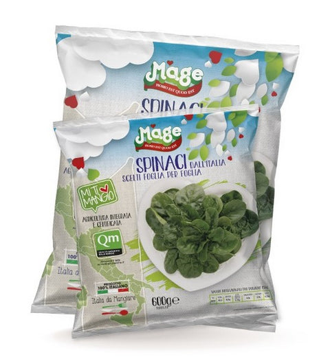 SPINACI CUBI 600GR FOGLIE - 14PZ
