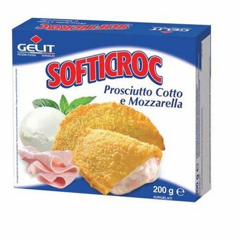 SOFTICROC PROSCIUTTO COTTO E MOZZARELLA 200GR - 12PZ