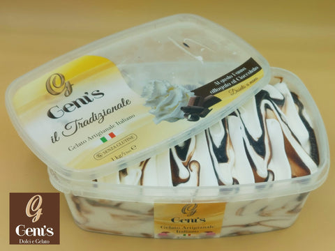 VASCHETTA 1KG ARTIGIANALE AFFOGATO CIOCCOLATO - 4PZ