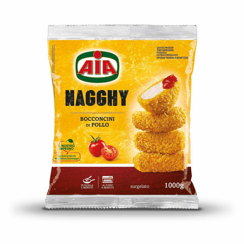 NUGGETS DI POLLO 1KG NAGGHY - 4PZ