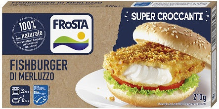 FISH BURGER 210GR MERLUZZO - 10PZ